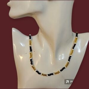 3/$30 HANDMADE Glass Beaded Necklace